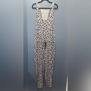 Gray Cheetah Print Aerie Romper